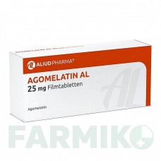АГОМЕЛАТИН (AGOMELATIN) 25 мг таблетки 28 шт - Агомелатин ALIUD PHARMA