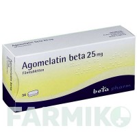 АГОМЕЛАТИН (AGOMELATIN) 25 мг таблетки 56 шт - Агомелатин BETAPHARM