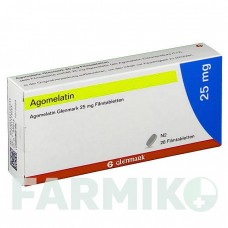 АГОМЕЛАТИН (AGOMELATIN) 25 мг таблетки 28 шт - Агомелатин GLENMARK