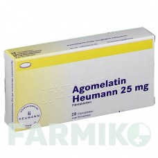 АГОМЕЛАТИН (AGOMELATIN) 25 мг таблетки 28 шт - Агомелатин HEUMANN PHARMA