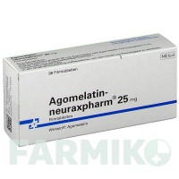 АГОМЕЛАТИН (AGOMELATIN) 25 мг таблетки 98 шт - Агомелатин NEURAXPHARM
