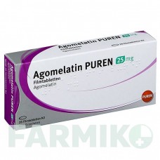 АГОМЕЛАТИН (AGOMELATIN) 25 мг таблетки 28 шт - Агомелатин PUREN PHARMA