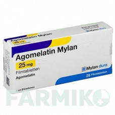АГОМЕЛАТИН (AGOMELATIN) 25 мг таблетки 28 шт - Агомелатин VIATRIS