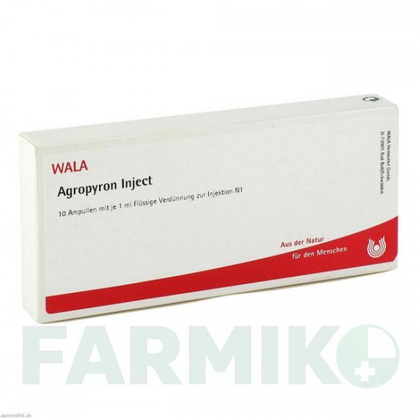 АГРОПИРОН (AGROPYRON) ампулы 10x1 мл - Гомеопатия WALA HEILMITTEL