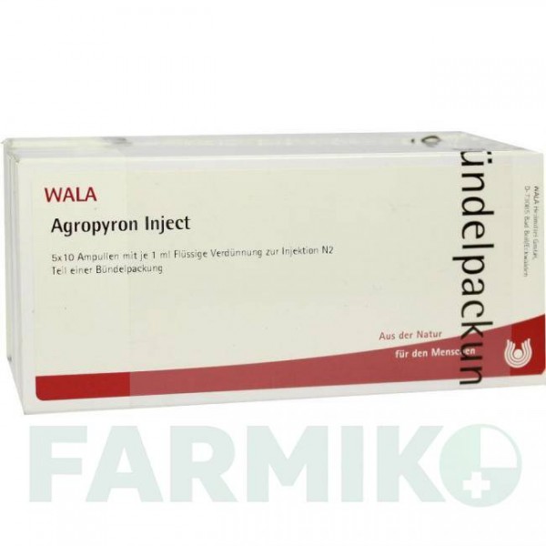 АГРОПИРОН (AGROPYRON) ампулы 50x1 мл - Гомеопатия WALA HEILMITTEL