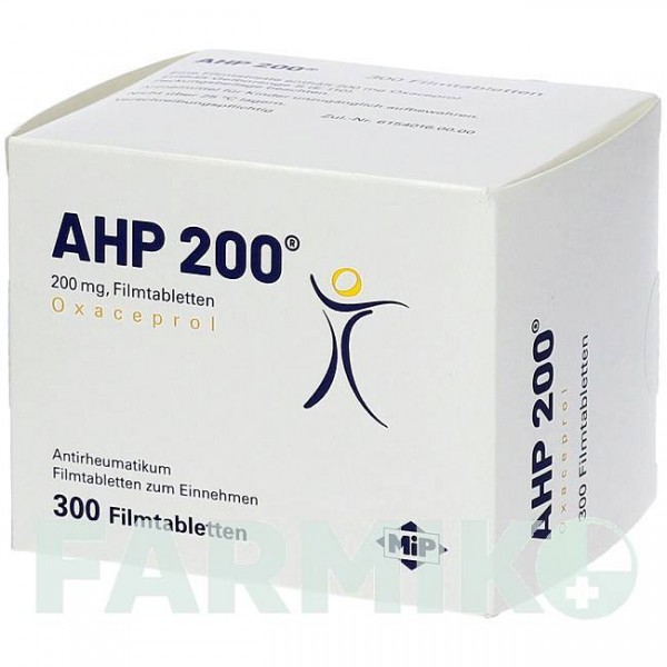 АГП (AHP) 200 таблетки 300 шт - Оксацепрол MIP PHARMA