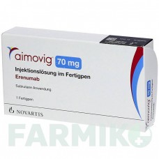 АЙМОВИГ (AIMOVIG) 70 мг раствор 1 шт - Эренумаб NOVARTIS