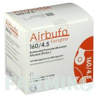 ЭРБУФО (AIRBUFO) 160 мкг/4,5 мкг/доза 3 х 60 доз порошок 3 шт - Формотерол, Будесонид HEXAL