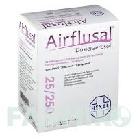 ЭРФЛЮЗАЛ (AIRFLUSAL) 25 мкг/250 мкг/доза 3 х 120 доз аэрозоль 3 шт - Сальметерол, Флутиказон HEXAL