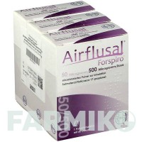 ЕРФЛЮЗАЛ (AIRFLUSAL) 50/500 мкг/доза 60 доз порошок 3 шт - Сальметерол, Флутиказон HEXAL