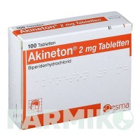 АКИНЕТОН (AKINETON) 2 мг таблетки 30 шт - Бипериден DESMA
