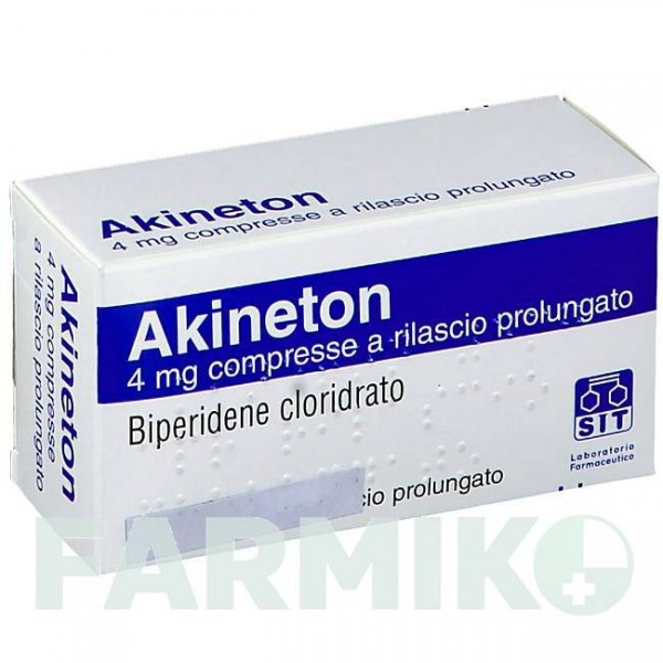 АКИНЕТОН (AKINETON) 4 мг таблетки 60 шт - Бипериден FD PHARMA
