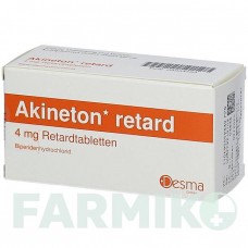 АКИНЕТОН (AKINETON) таблетки 50 шт - Бипериден KOHLPHARMA