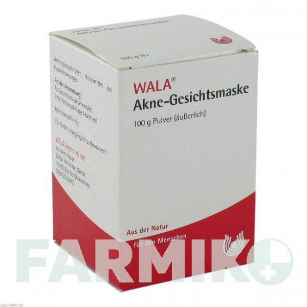 АКНЕ ГЕСИШМАСКЕ (AKNE GESICHTSMASKE) порошок 100 г - Активные вещества WALA HEILMITTEL