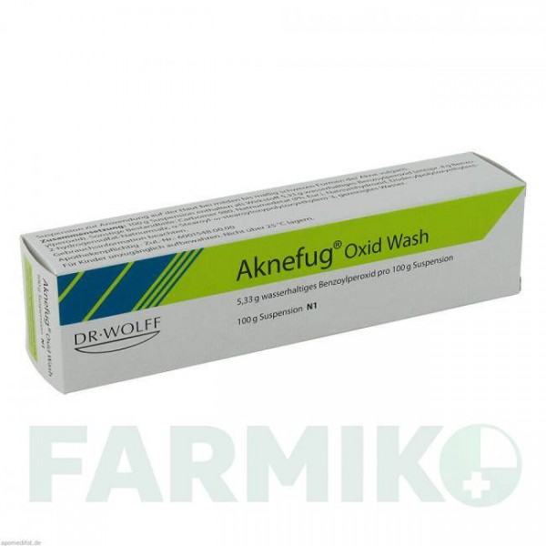 АКНЕФУГ (AKNEFUG) суспензия 100 г - Бензоил пероксид DR.AUGUST WOLFF