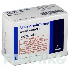 АКНЕНОРМІН (AKNENORMIN) 10 мг капсули 60 шт - Ізотретиноїн ALMIRALL