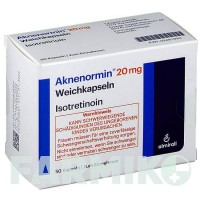 АКНЕНОРМИН (AKNENORMIN) 20 мг капсулы 50 шт - Изотретиноин ALMIRALL