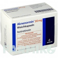 АКНЕНОРМІН (AKNENORMIN) 20 мг капсули 60 шт - Ізотретиноїн ALMIRALL