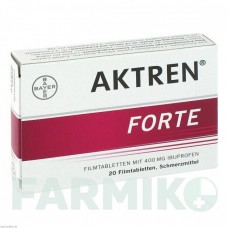 АКТРЕН (AKTREN) таблетки 20 шт - Ибупрофен BAYER