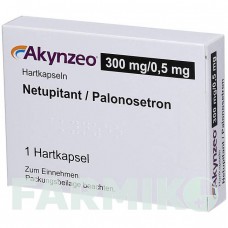 АКИНЗЕО (AKYNZEO) 300 мг/0,5 мг капсулы 1 шт - Палоносетрон, Другое AXICORP PHARMA
