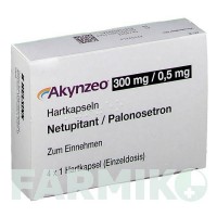 АКИНЗЕО (AKYNZEO) 300 мг/0,5 мг капсулы 4 шт - Палоносетрон, Другое ESTEVE PHARMACEUTICALS