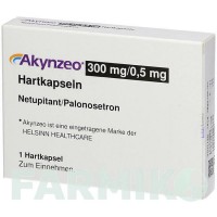 АКІНЗЕО (AKYNZEO) 300 мг/0,5 мг капсули 1 шт - Палоносетрон, Інше KOHLPHARMA