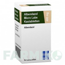 АЛЬБЕНДАЗОЛ (ALBENDAZOL) 400 мг таблетки 60 шт - Альбендазол MICRO LABS