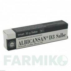 АЛЬБИКАНСАН (ALBICANSAN) D 3 мазь 30 г - Гомеопатия SANUM-KEHLBECK