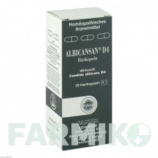 АЛЬБИКАНСАН (ALBICANSAN) D 4 капсулы 20 шт - Гомеопатия SANUM-KEHLBECK