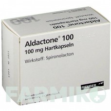 АЛЬДАКТОН (ALDACTONE) 100 капсулы 100 шт - Спиронолактон ESTEVE PHARMACEUTICALS