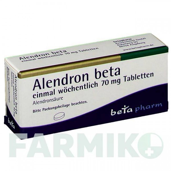 АЛЕНДРОН (ALENDRON) 70 мг таблетки 4 шт - Алендронова кислота BETAPHARM