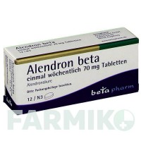 АЛЕНДРОН (ALENDRON) 70 мг таблетки 12 шт - Алендроновая кислота BETAPHARM