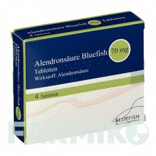 АЛЕНДРОНСАУР (ALENDRONSAURE) 70 мг таблетки 4 шт - Алендроновая кислота BLUEFISH