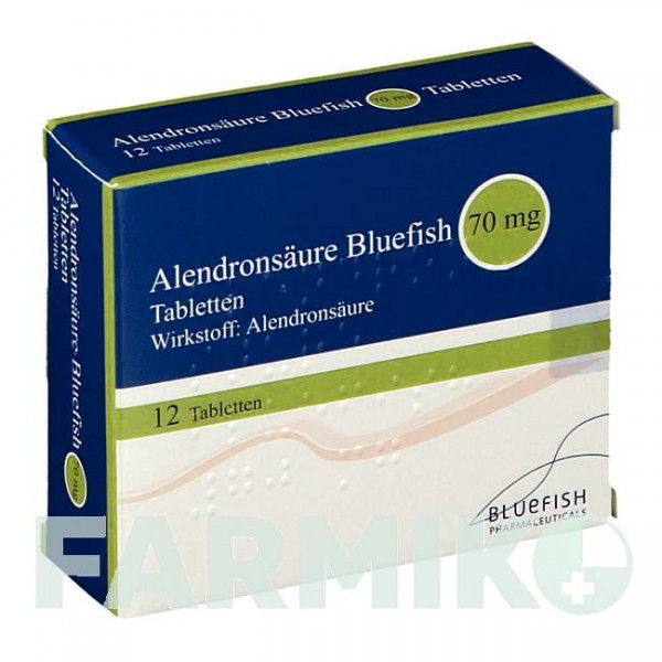 АЛЕНДРОНСАУР (ALENDRONSAURE) 70 мг таблетки 12 шт - Алендроновая кислота BLUEFISH