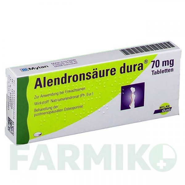 АЛЕНДРОНСАУР (ALENDRONSAURE) 70 мг таблетки 4 шт - Алендроновая кислота VIATRIS