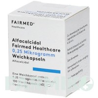 АЛЬФАКАЛЬЦИДОЛ (ALFACALCIDOL) 0,25 мкг капсули 30 шт - Альфакальцидол FAIRMED HEALTHCARE