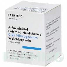 АЛЬФАКАЛЬЦИДОЛ (ALFACALCIDOL) 0,25 мкг капсулы 30 шт - Альфакальцидол FAIRMED HEALTHCARE