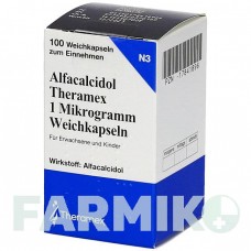АЛЬФАКАЛЬЦИДОЛ (ALFACALCIDOL) 1 мкг капсулы 20 шт - Альфакальцидол THERAMEX