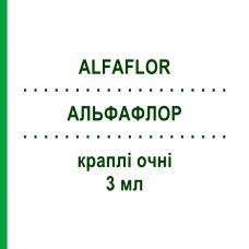АЛЬФАФЛОР (ALFAFLOR) 3 мл капли глазные 3 мл - Бетаметазон ALFA INTES