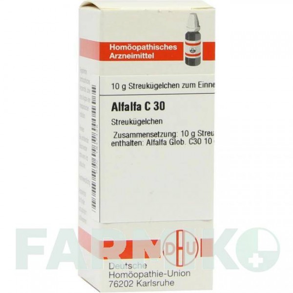 АЛЬФАЛЬФА (ALFALFA) C 30 глобули 10 г - Гомеопатія DHU