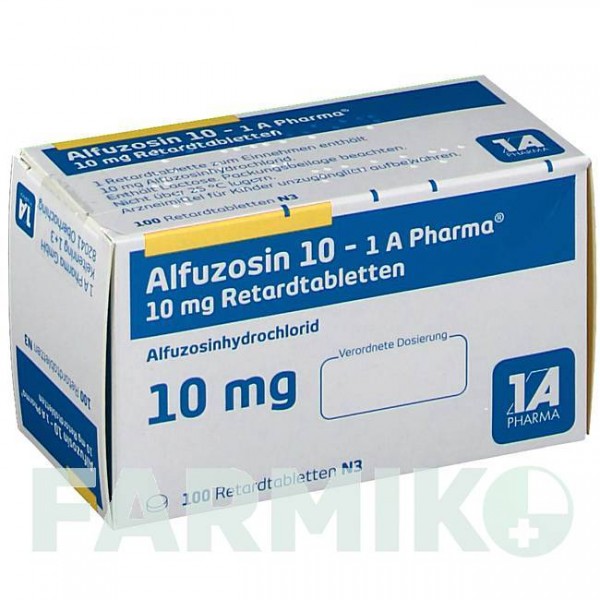 АЛФУЗОЗИН (ALFUZOSIN) 10 мг таблетки 100 шт - Альфузозин 1 A PHARMA