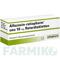 АЛФУЗОЗИН (ALFUZOSIN) 10 мг таблетки 50 шт - Альфузозин RATIOPHARM
