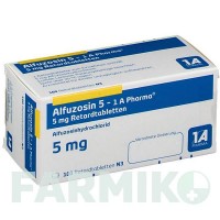 АЛФУЗОЗИН (ALFUZOSIN) 5 мг таблетки 100 шт - Альфузозин 1 A PHARMA