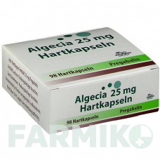 АЛЬГЕЦИЯ (ALGECIA) 25 мг капсулы 14 шт - Прегабалин ELPEN PHARMACEUTICAL