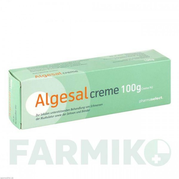 АЛГЕЗАЛ (ALGESAL) крем 100 г - Диэтиламин салицилат, Другое MEDPHANO