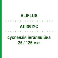 АЛИФЛУС (ALIFLUS) 25/125 мкг суспензия ингаляционная 120 доз - Сальметерол, Флутиказон MENARINI