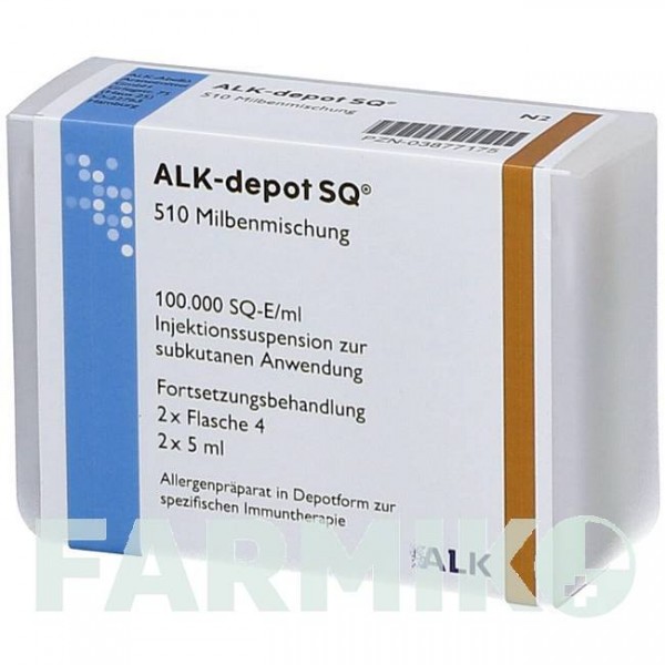 АЛК ДЕПО (ALK DEPOT) SQ 510 суспензия 2x5 мл - Пыльца травы ALK-ABELLO