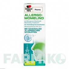 АЛЛЕРГО МОМЕЛИНД (ALLERGO MOMELIND) 50 мкг/доза 60 доз спрей 10 г - Мометазон QUEISSER PHARMA