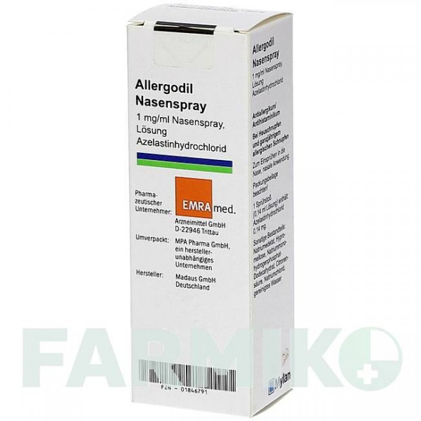 АЛЛЕРГОДИЛ (ALLERGODIL) спрей 17 мл - Азеластин EMRA-MED