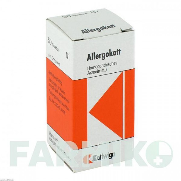 АЛЛЕРГОКАТ (ALLERGOKATT) таблетки 50 шт - Гомеопатия KATTWIGA